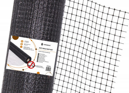 Mollengaas | Mollenbestrijding | Mollennetten | 2x 50 m | 30g/m2 | Zwart