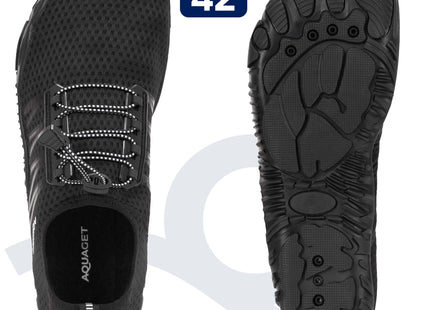 Waterschoenen - AQUA Shoes - Sneldrogend - Rubber - Unisex - Zwart - Maat 42