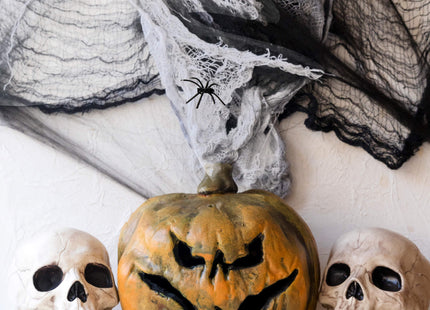 Halloween Decoratie - Spinnenweb - 1.9 M