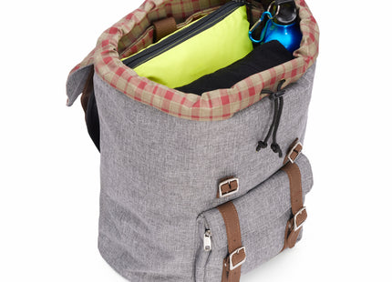 Baltan Rugzak - Backpack - Kopia - Grijs - Bruin