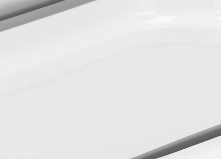 Wasmand | Opvouwbare Wasmand | Ovaal | 39L | Grijs/Wit
