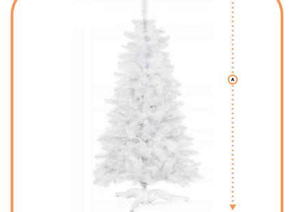 Kunstkerstboom | Besneeuwd Witte Spar  | 180 cm | Zonder Verlichting