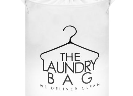 Wasmand - Opbergmand - Kledingmand - Organizer - Handvatten - Laundry Bag - Zwart - Wit