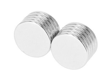 Magneten | Koelkastmagneten | Neodymium Magneten | Rond | Zilver