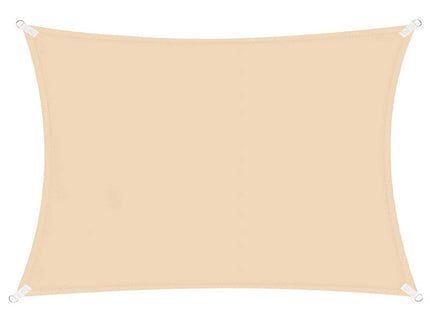 Schaduwdoek | Zonnezeil | Vierkant | 4 x 2 m | 90% Schaduw | Beige