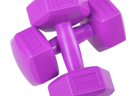 Dumbbell Set - 2 KG - Paars - Oefengewichten