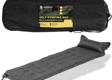 Slaapzak Kamperen - 188 x 66 cm - Dekenmodel - Inc. Draagtas - 8 t/m 20°C - Antraciet