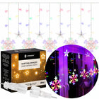 Kerstverlichting Sterrengordijn | Sneeuwvlok | Multicolor | 2 m | 138 Led's