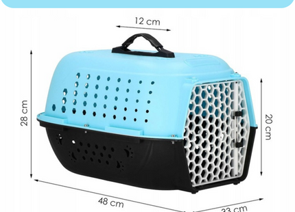Springos Reismand | Reismand kat | Blauw/Zwart