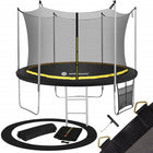Trampoline | Trampoline met veiligheidsnet | Tuin | 365 cm | Zwart/Geel