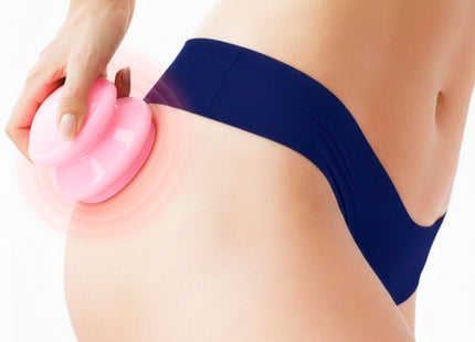 Actiget® Cellulitis Cups - Cellulitis Cupping - Cupping Set - Cupping Massage - Voor Gezicht, Armen en Benen - Vacuüm - Roze - 4 Stuks