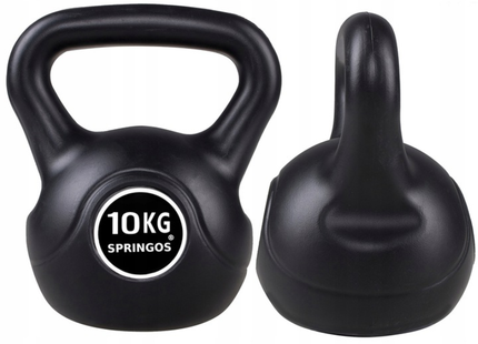 Kettlebell | Zwart | 10 kg