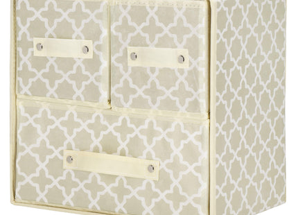Organizer - Kledingkast - 4 Containers - Beige