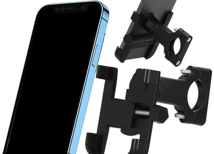Telefoonhouder Fiets | Telefoonhouder | Fietsbevestiging 360 ° | Zwart
