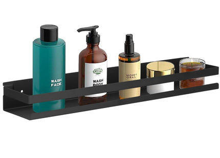 Doucherek | Badkamer Plank | Doucheplank | RVS | 50 cm | Zwart