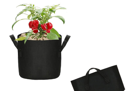 Kweekzak | Plantenzak | Plantenmand | Groeizak | 6 Liter | Zwart