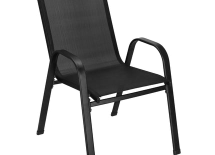 Tuinstoel | Tuinstoelen | Tuinstoel Buiten | Staal | Textiel | 4 Stuks | 120 Kg