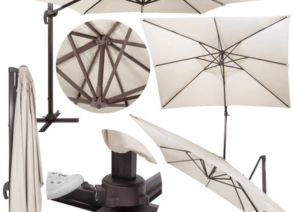 Parasol | Parasols | Kantelbaar | Met Ventilatie | Ecru | 290 x 290 cm