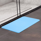 Badmat | Douchemat | Diatomiet | 60 x 40 x 0,9 cm | Blauw