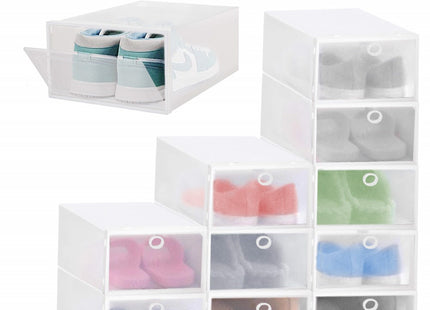 Schoenenbox | Sneakerbox | Kunststof | Transparant | 1 Stuk | 33 x 23.5 x 13.5 cm