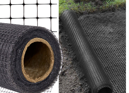 Mollengaas | Mollenbestrijding | Mollennetten | 1x 25 m | 30g/m2 | Zwart