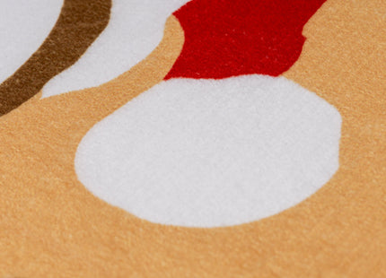 Badkamermat - Antislip - Sneldrogend - Grijs - 60 x 40 cm - Rendier