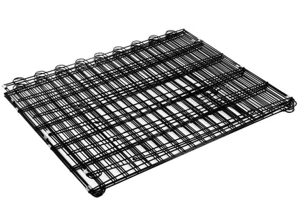 Hondenbench - Dierenkooi - Dierenbox - Metaal - Zwart - 165 x 85 x 73 cm