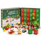 Adventskalender met Bouwblokken – 618 Onderdelen – 24 Verrassingen – Kerstfiguren