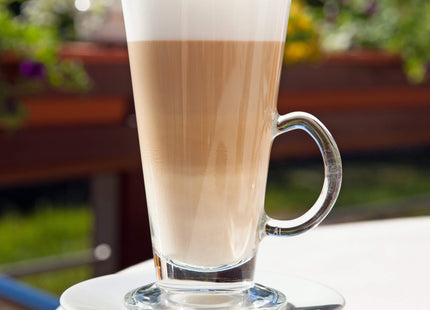 Latte - Dessertglazen Set van 6 - Handvat - 280 ML