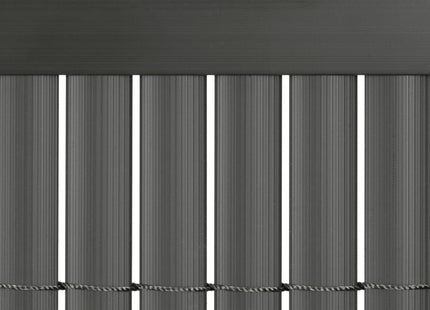 Balkonscherm - Privacyscherm - Hoge Kwaliteit - Waterbestendig - UV-bescherming - 1x3 m - Antraciet - PVC