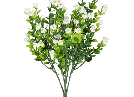 Kunstplant - Kunstbladeren- Sierboeket - Takken - Bloesem  - 33 cm