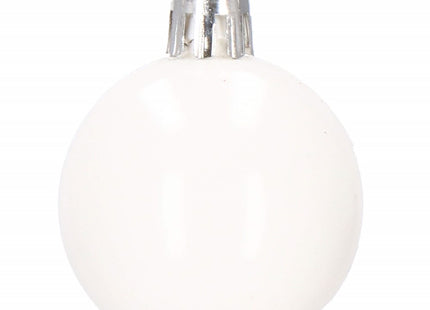 Kerstballen | 104 Stuks | Rood/Wit
