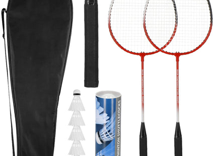 Badminton Set - 2 persoons - Professioneel - Inclusief Badmintonrackets, Shuttles &amp; Draagtas