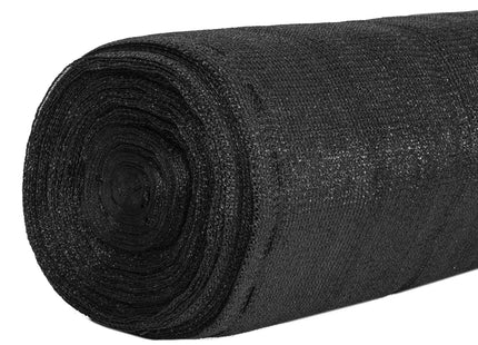 Zichtbreeknet | Zichtdoek | Privacynet | Schaduwdoek | Rol 1,5 x 10 m | 90 % Schaduw | 140g/m² | Zwart