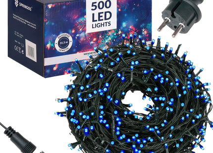 Kerstboomverlichting | Met 500 LED Lampjes | 30 M | Blauw