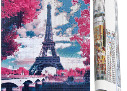 Diamond Painting - Volwassenen - Eiffeltoren - 40 x 30 cm
