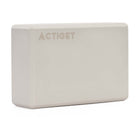 Actiget® Yoga Blok - Yoga Cube - Pilates Blok - Balans - Rekoefeningen - EVA-schuim - Lichtbeige - 7,5 X 23 X 15 Cm