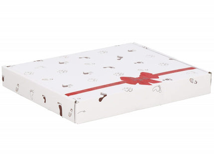 Fotolijst | Baby | Klei | Geschenkdoos | Fotolijst met Handafdruk | Fotolijst met Voetafdruk | Wit