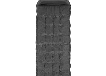 Slaapzak Kamperen - 188 x 66 cm - Dekenmodel - Inc. Draagtas - 8 t/m 20°C - Antraciet