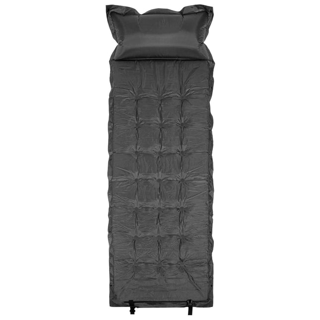 Slaapzak Kamperen - 188 x 66 cm - Dekenmodel - Inc. Draagtas - 8 t/m 20°C - Antraciet
