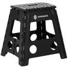 Vouwkruk - Inklapbaar - Platform - Multifunctioneel - Tot 150 Kg - 39 Cm - Zwart