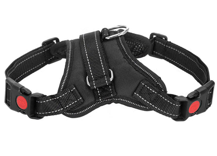 Hondentuigje - Hondenharnas - Verstelbaar - Zwart - 10 - 18 KG - S