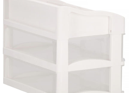 Organizer | Organizer Bakjes | Cosmetica Organizer | Wit / Transparant