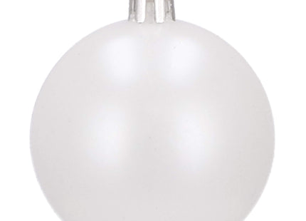 Kerstballen | 20 Stuks | 6 cm | Wit