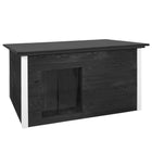 Hondenhuis - Hondenhok - Dog House - Geïsoleerd - Voor Buiten - Weersbestendig - Hout -Grijs