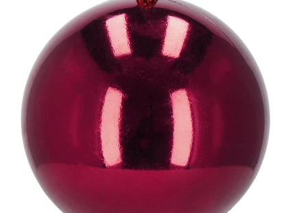 Kerstballen | 4 Stuks | 14 cm | Bordeaux