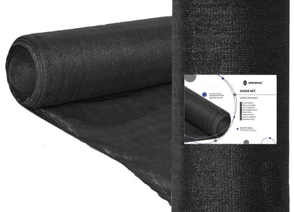 Zichtbreeknet | Rol 1,5 x 25 m | 90 % Schaduw | 140g/m2 | Zwart