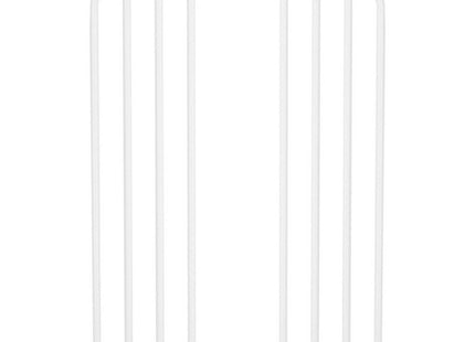 Traphekje | 110 - 118 cm | Traphek | Veiligheidshekje | Metaal | Wit