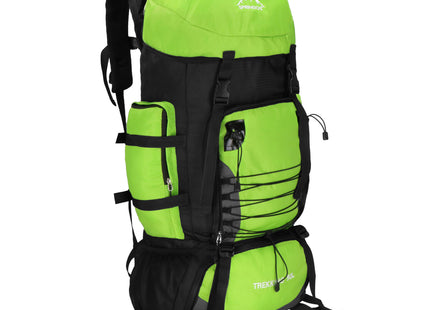 Backpack - Rugzak - Multifunctioneel - Kamperen - Reizen - Regenhoes - 90 Liter - Lichtgroen