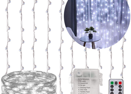 Lichtgordijn | IJspegel Verlichting | 300 LEDs | Koel Wit